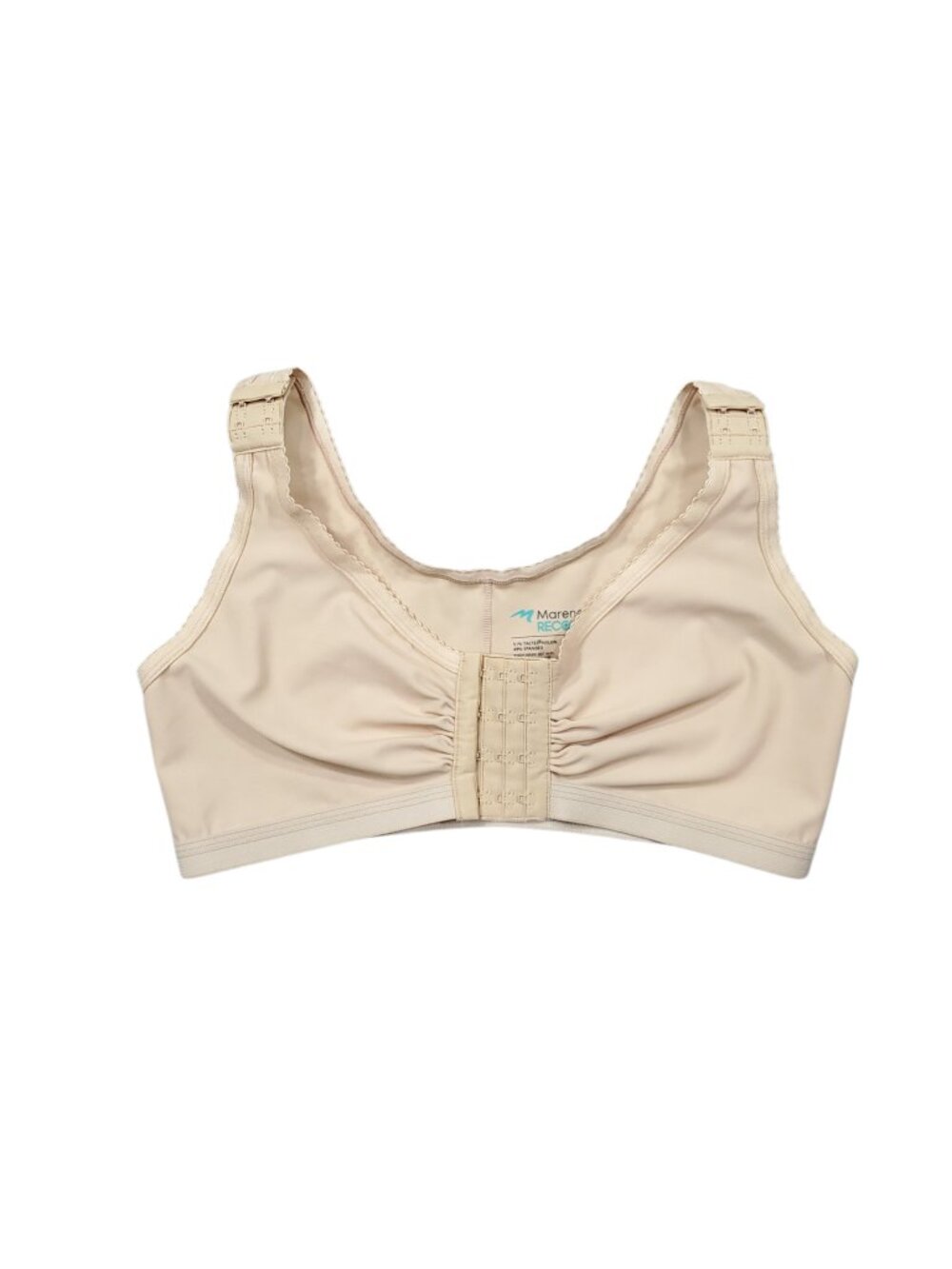 Marena Recovery Post Surgical Bra Beige Nude 3840 Front Closure Compression